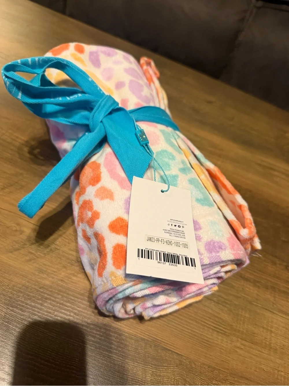 Posh Peanut Mina Kids Beach Towel NWT
